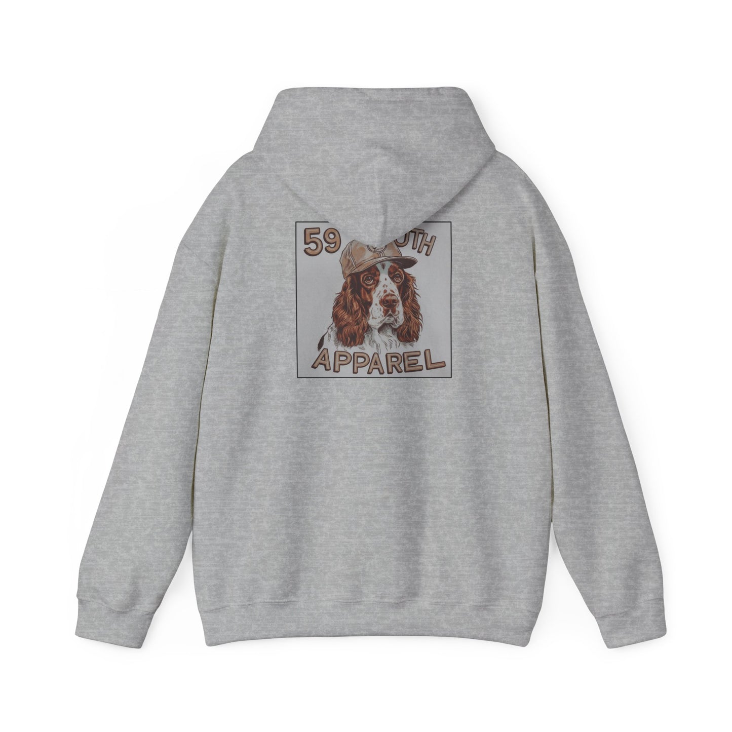 South 59 Unisex Hooded Sweatshirt - Spaniel W Hat