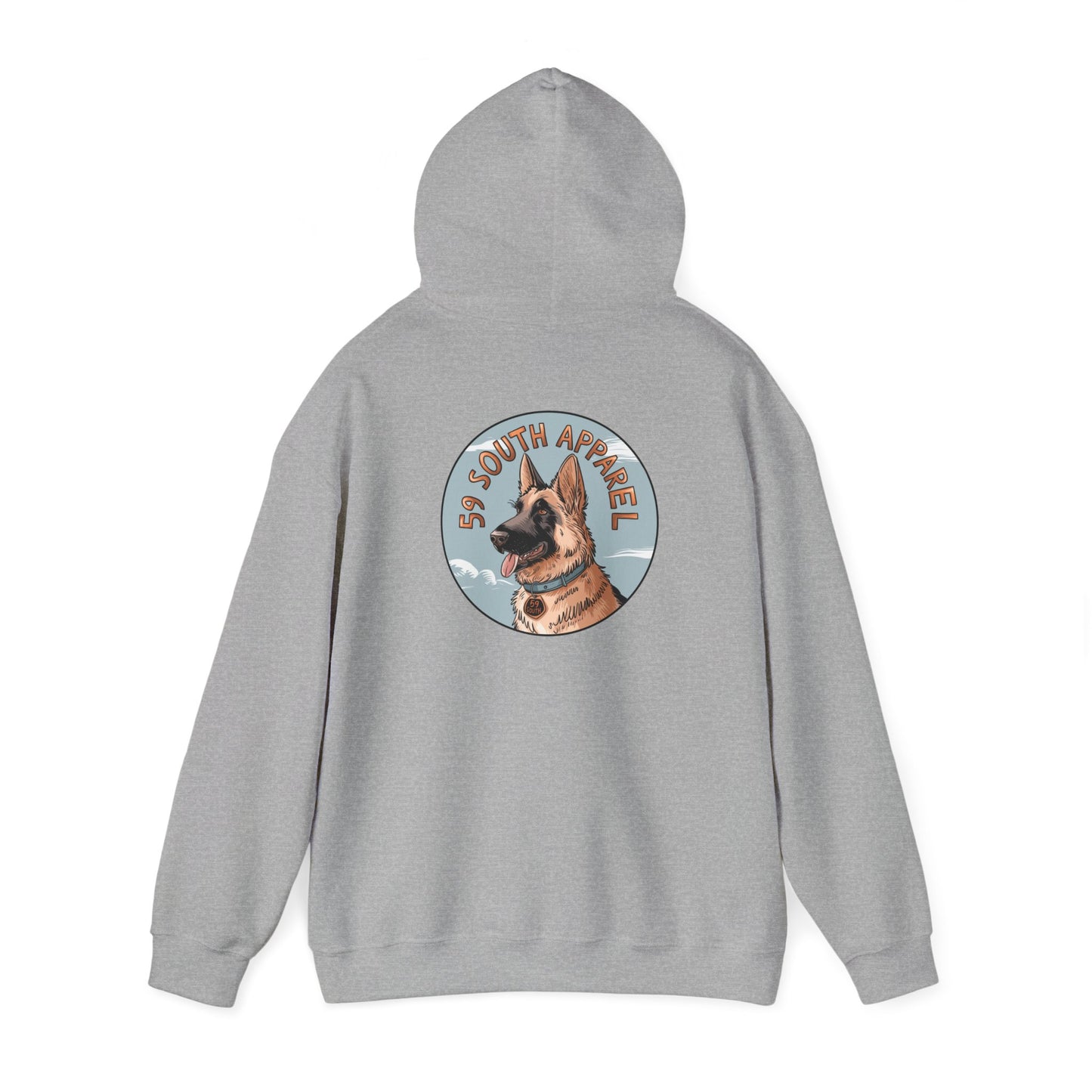 South 59 Unisex Hooded Sweatshirt - German Shepard