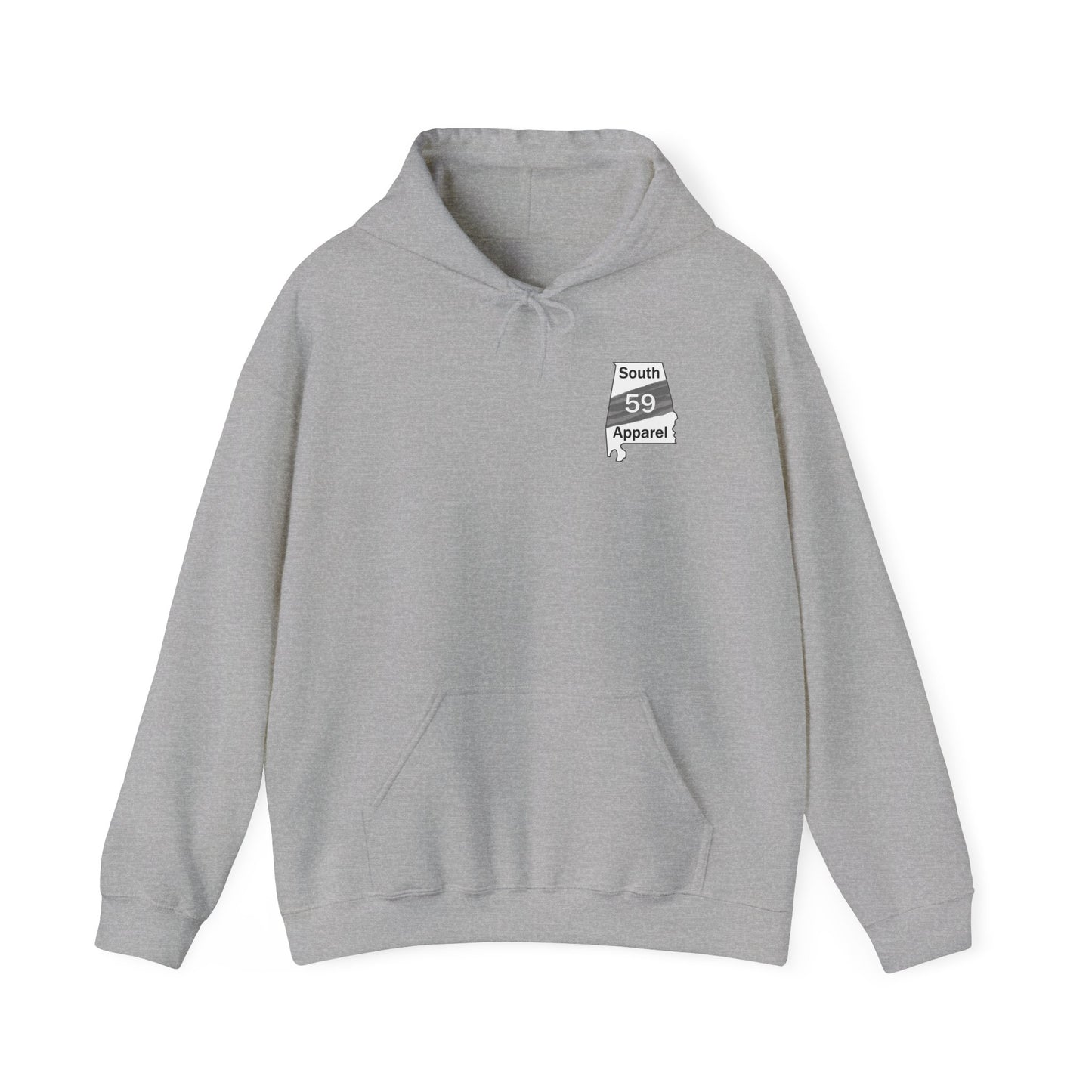 Hooded Sweatshirt - 59 South Apparel 'For the Locals'