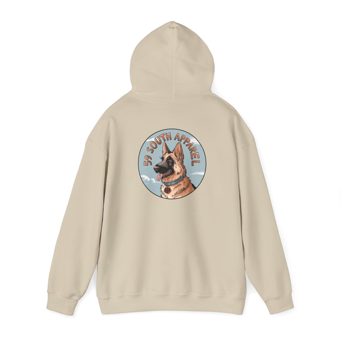 South 59 Unisex Hooded Sweatshirt - German Shepard