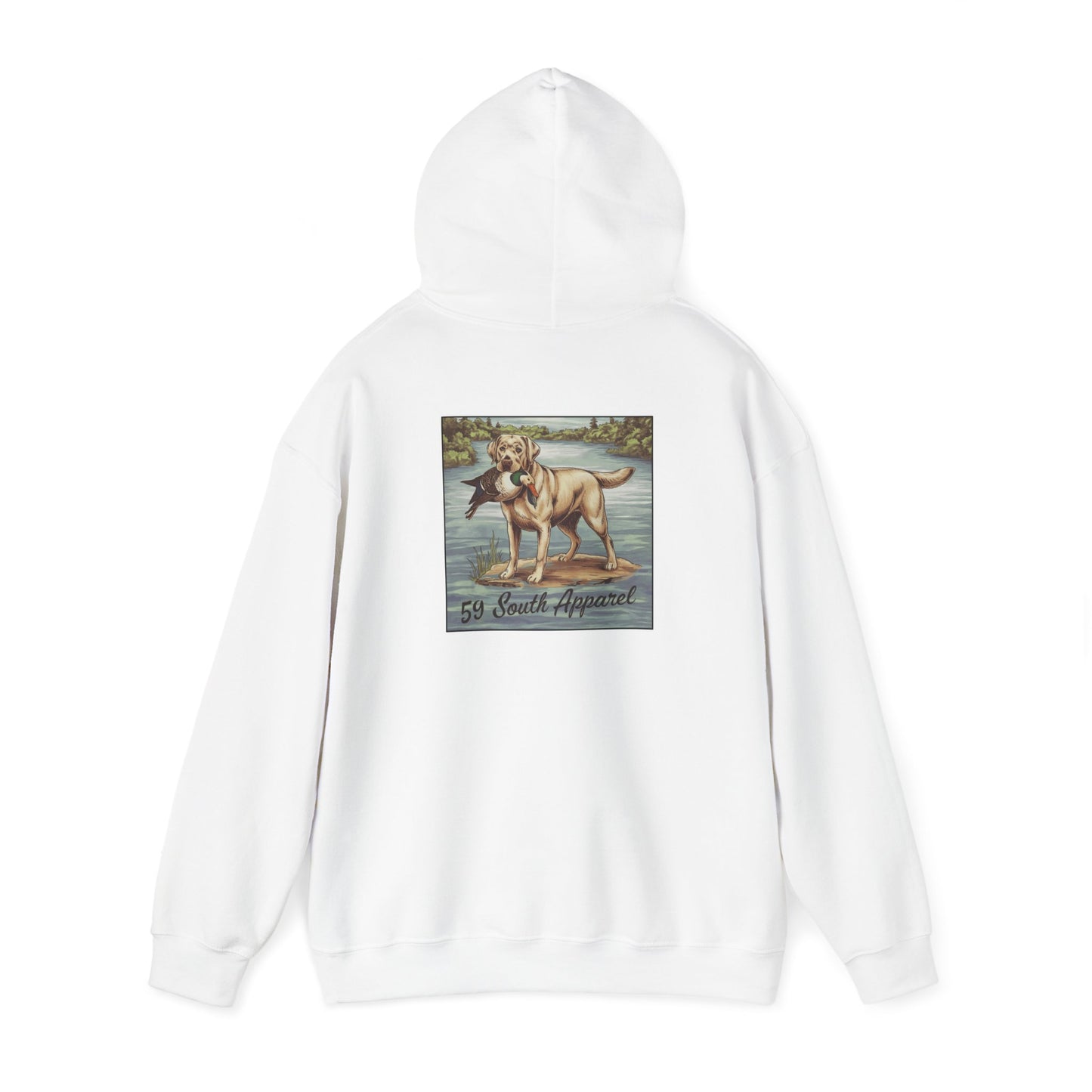 South 59 Unisex Hooded Sweatshirt - Lab w Duck