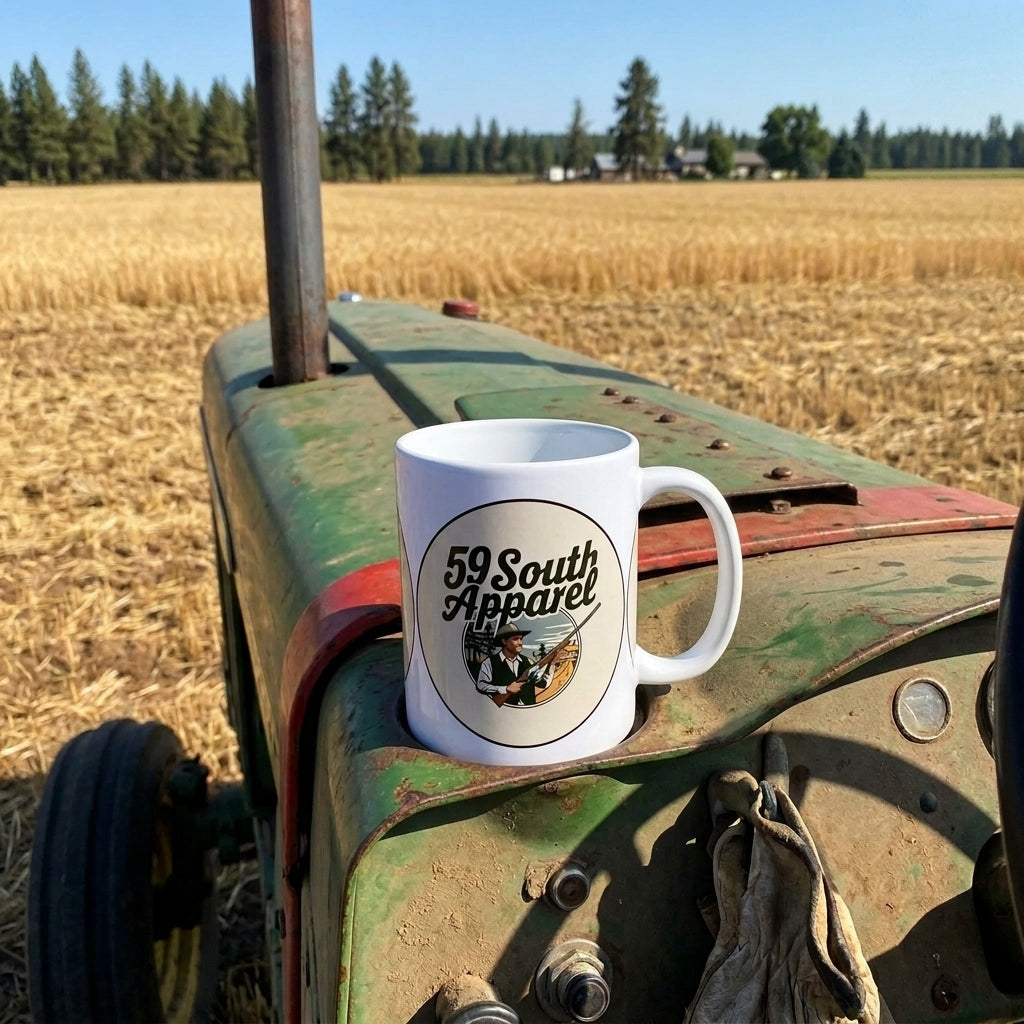 South 59 Apparel Ceramic Coffee Mug - Farmer