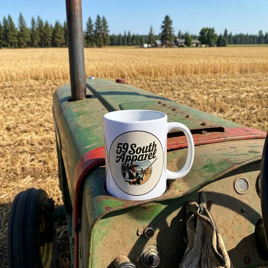 South 59 Apparel Ceramic Coffee Mug - Farmer