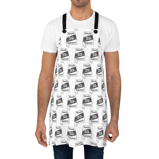 Stylish Cooking Apron with 59 South Apparel Logo– Perfect for Home Chefs and Food Lovers