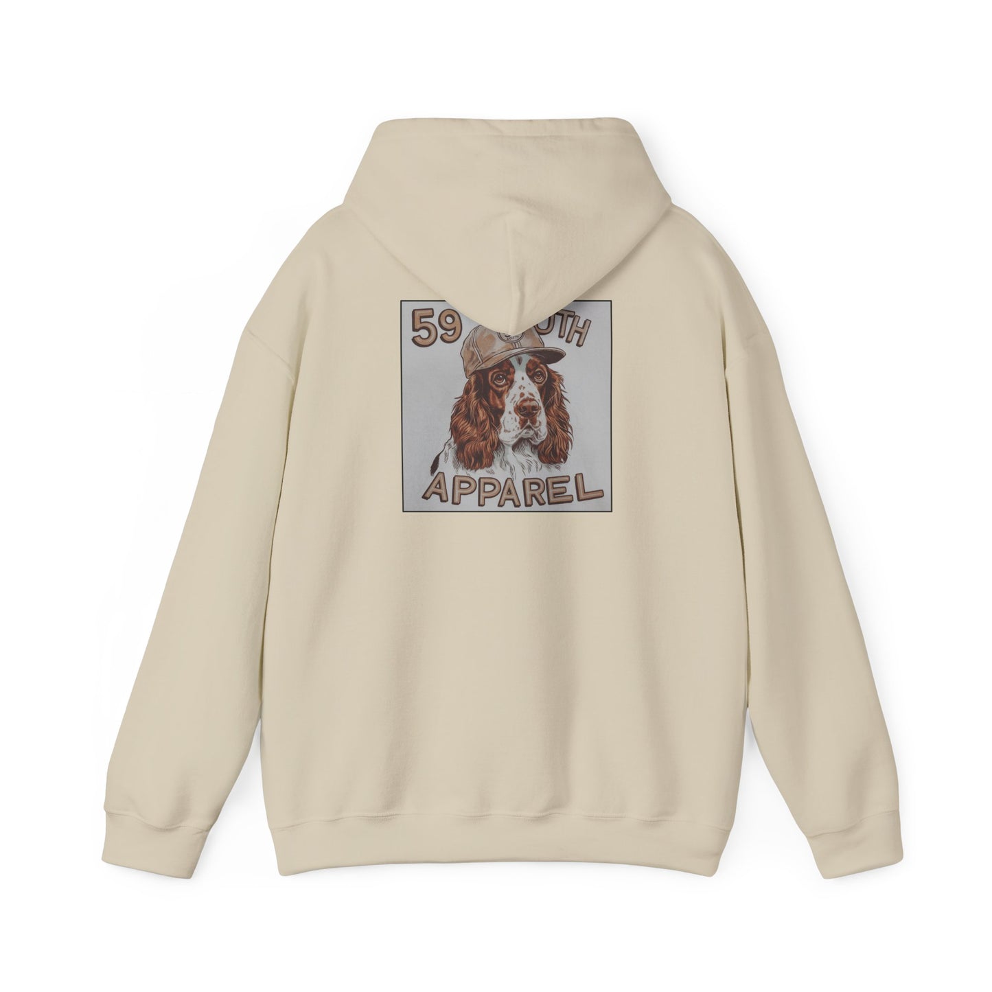 South 59 Unisex Hooded Sweatshirt - Spaniel W Hat