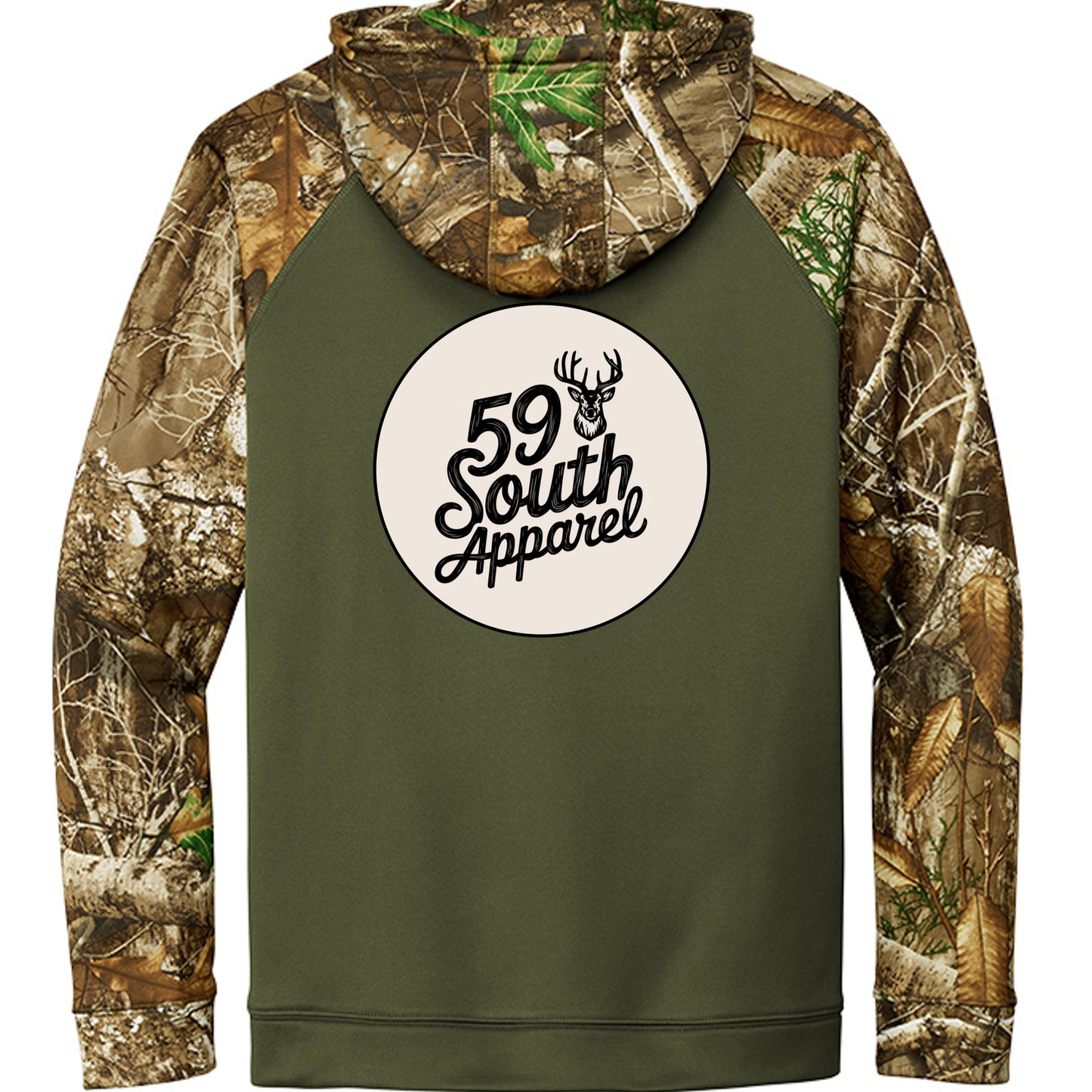 Olive Drab Green/ Realtree Edge - RU451 - BACK